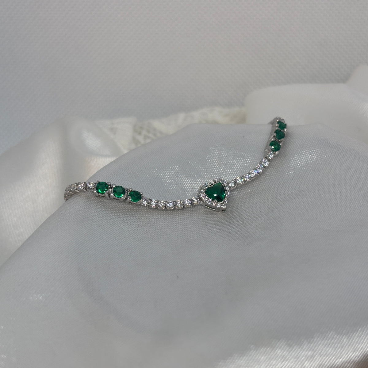 Glow Lux Tennis Bracelet — 925 Sterling Silver