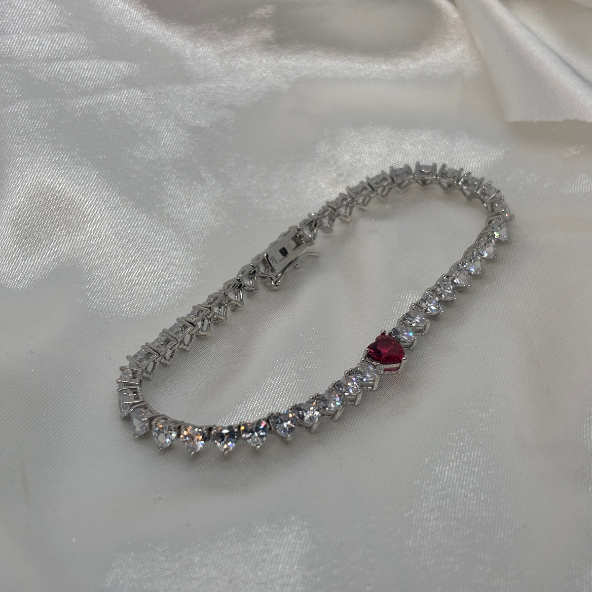 Eternal Passion Tennis Bracelet — 925 Sterling Silver