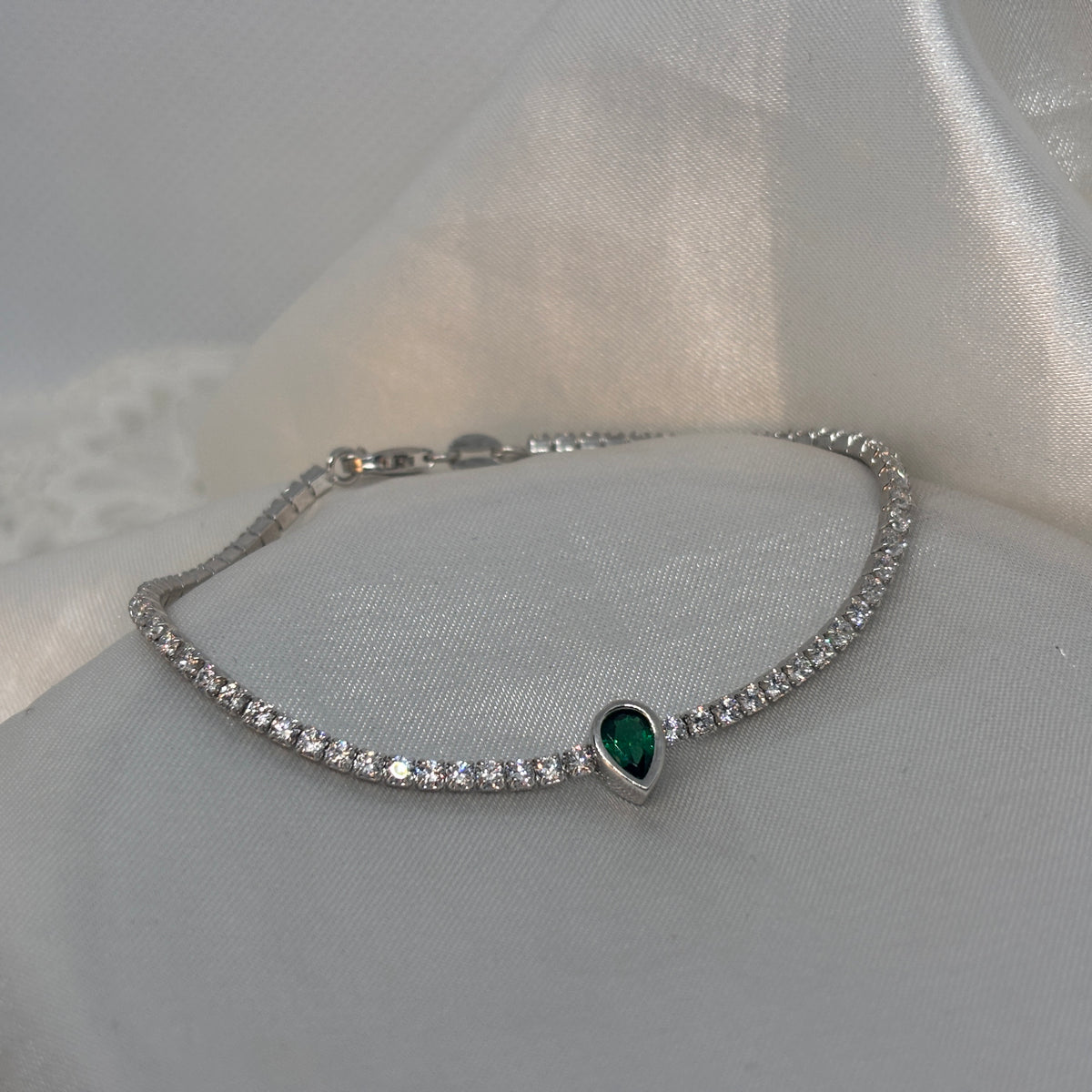 Pure Love Tennis Bracelet — 925 Sterling Silver