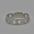 Chain Link Ring — 925 Sterling Silver