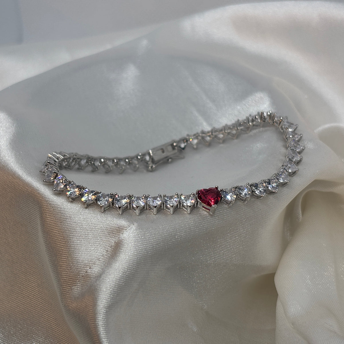 Eternal Passion Tennis Bracelet — 925 Sterling Silver