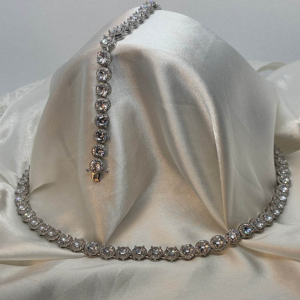 Crystal Ice Gala Set — 925 Sterling Silver