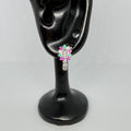 Virgin of Guadalupe Earrings – Multicolor Pink & Green / Aretes Virgen de Guadalupe – Multicolor Rosa y Verde
