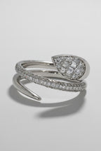 Silver Snake Power Ring — 925 Sterling Silver