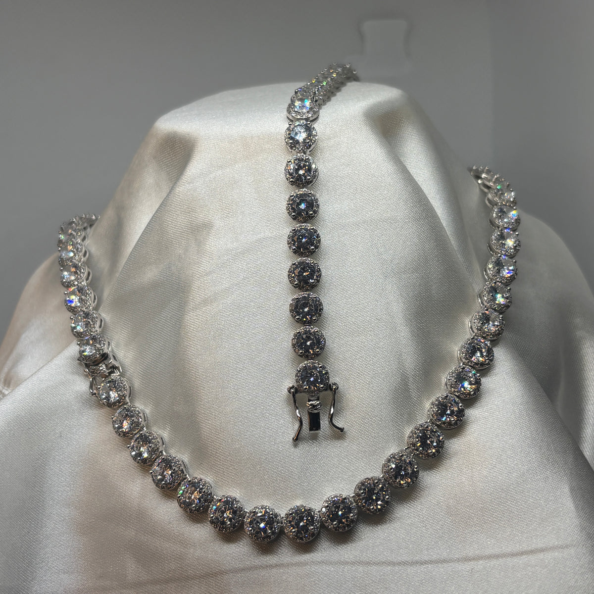 Crystal Ice Gala Set — 925 Sterling Silver