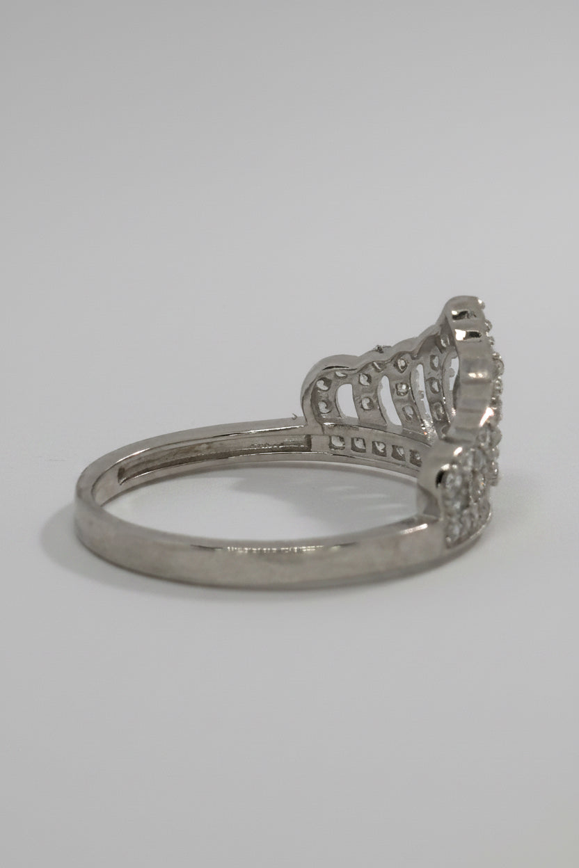 Queen's Crown Ring — 925 Sterling Silver
