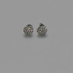 Hex Luxe — Hexagon Baguette Crystal Stud Earrings — 925 Sterling Silver