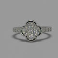 Clover Love Ring — 925 Sterling Silver