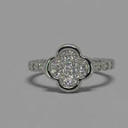 Clover Love Ring — 925 Sterling Silver