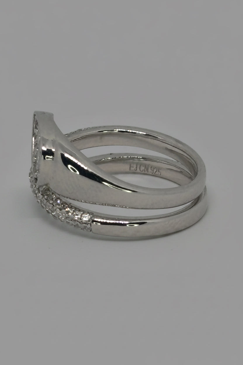 Silver Snake Power Ring — 925 Sterling Silver