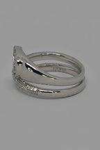Silver Snake Power Ring — 925 Sterling Silver