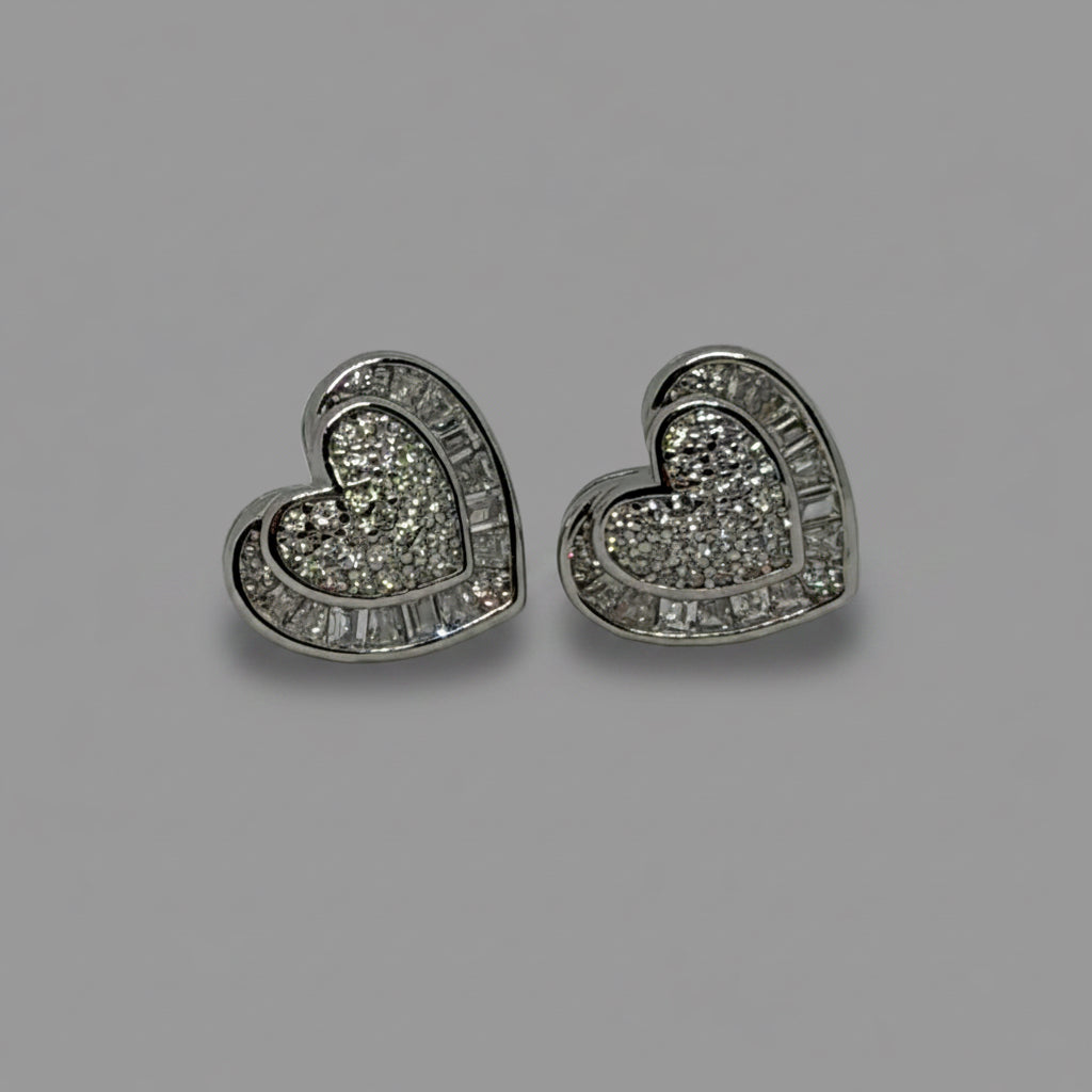 Earrings Duo Heart