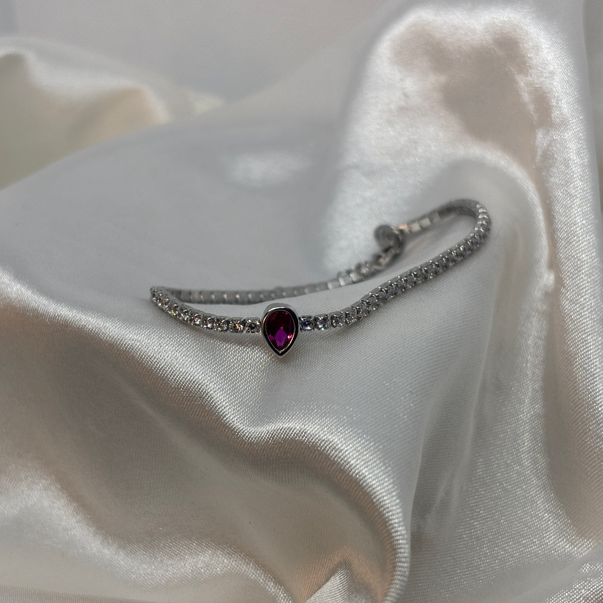 Pure Love Tennis Bracelet — 925 Sterling Silver