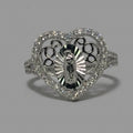 Our Lady of Guadalupe Heart Ring