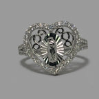 Our Lady of Guadalupe Heart Ring