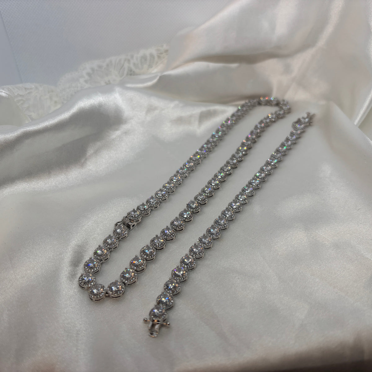 Crystal Ice Gala Set — 925 Sterling Silver