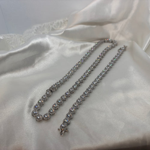 Crystal Ice Gala Set — 925 Sterling Silver