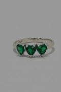 Anillo Corazones Verdes de Esperanza