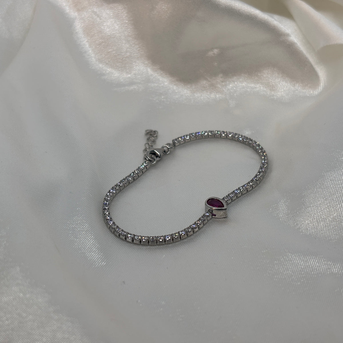 Pure Love Tennis Bracelet — 925 Sterling Silver