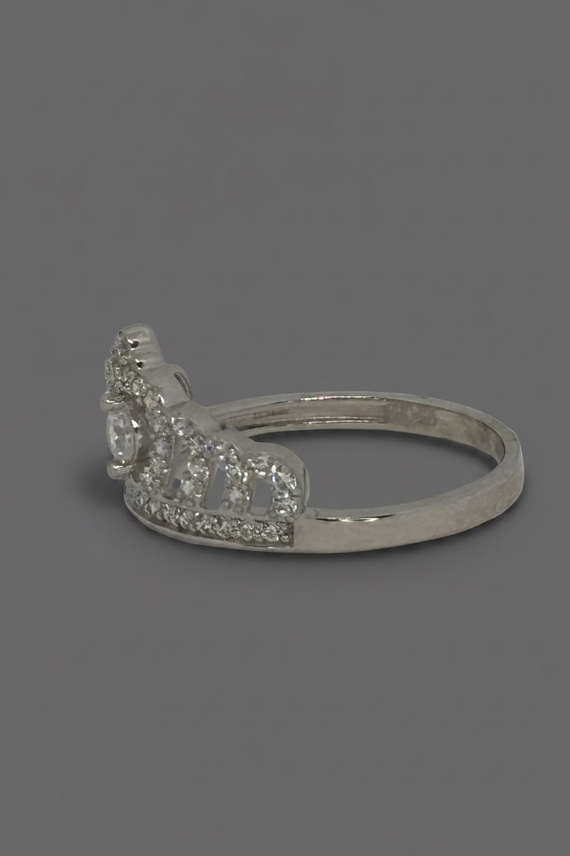 Queen's Crown Ring — 925 Sterling Silver