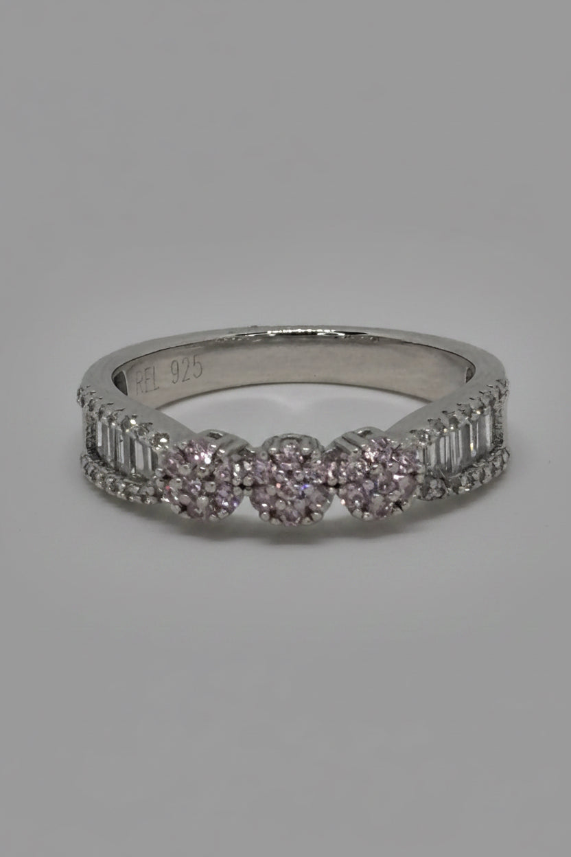Little Pink Eyes Ring — 925 Sterling Silver
