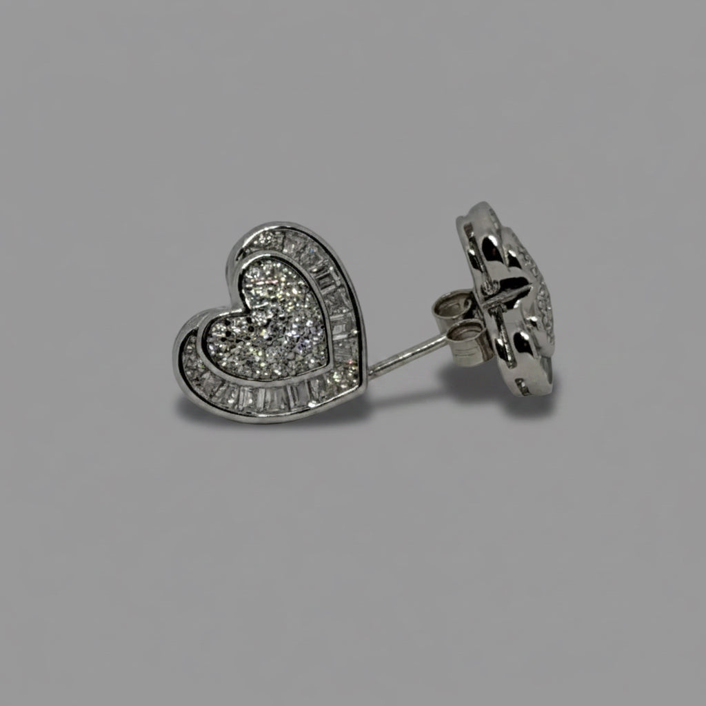Earrings Duo Heart