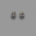 Bloom Radiance — Crystal Flower Stud Earrings — 925 Sterling Silver