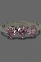 Triple Hearts Ring — 925 Sterling Silver