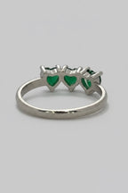 Anillo Corazones Verdes de Esperanza