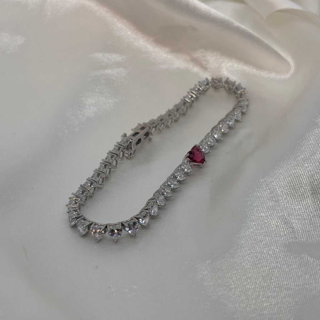 Eternal Passion Tennis Bracelet — 925 Sterling Silver