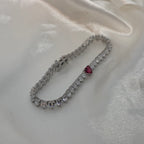 Eternal Passion Tennis Bracelet — 925 Sterling Silver