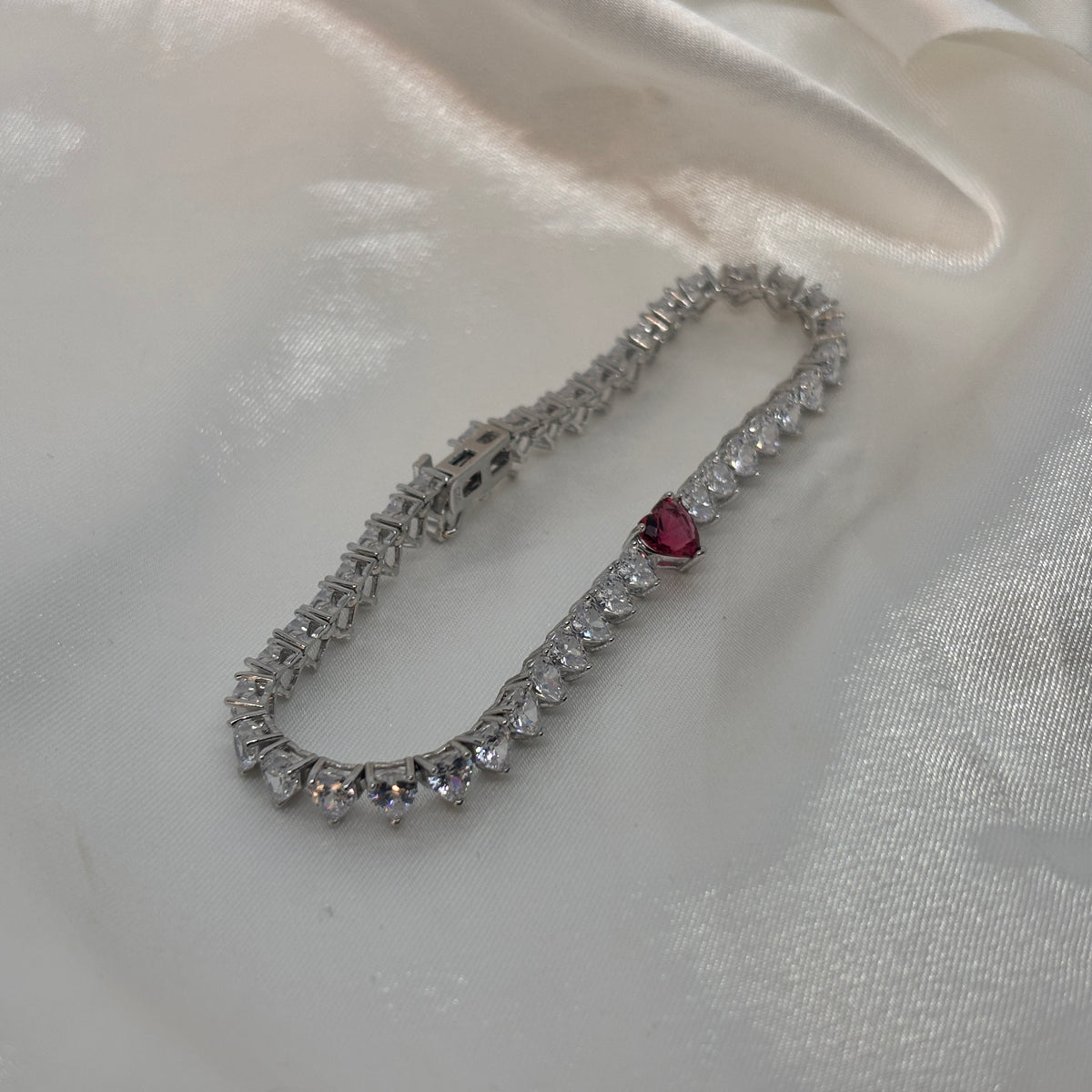 Eternal Passion Tennis Bracelet — 925 Sterling Silver