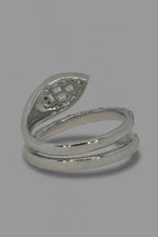Silver Snake Power Ring — 925 Sterling Silver