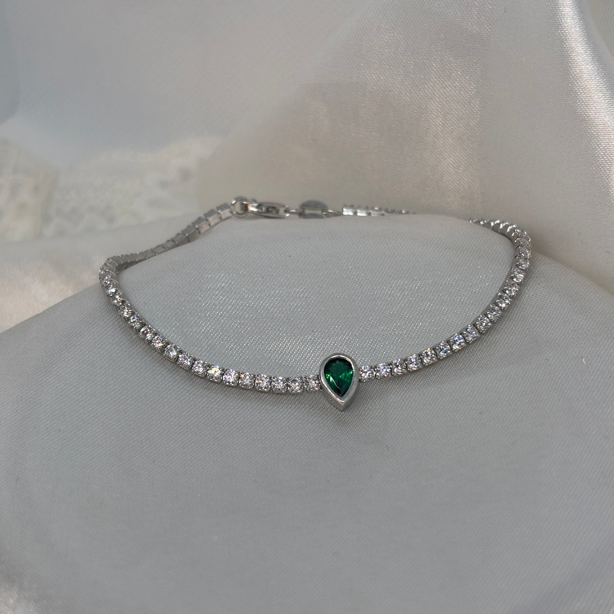 Pure Love Tennis Bracelet — 925 Sterling Silver