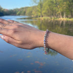 Rainbow Tennis Bracelet — 925 Sterling Silver