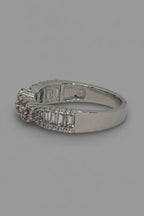 Little Pink Eyes Ring — 925 Sterling Silver