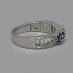 Blue Evil Eye Ring — 925 Sterling Silver
