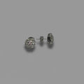 Hex Luxe — Hexagon Baguette Crystal Stud Earrings — 925 Sterling Silver