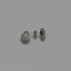 Hex Luxe — Hexagon Baguette Crystal Stud Earrings — 925 Sterling Silver