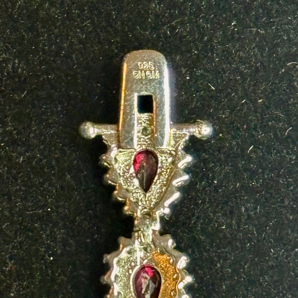 Ruby Tears Bracelet — 925 Sterling Silver