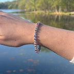Rainbow Tennis Bracelet — 925 Sterling Silver