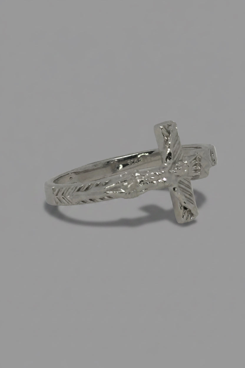 Christ Crucified Ring — 925 Sterling Silver