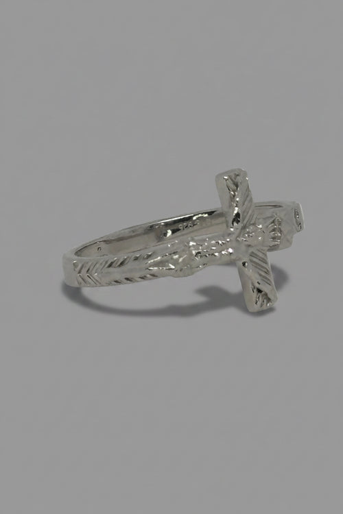 Christ Crucified Ring — 925 Sterling Silver