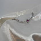 Pure Love Tennis Bracelet — 925 Sterling Silver
