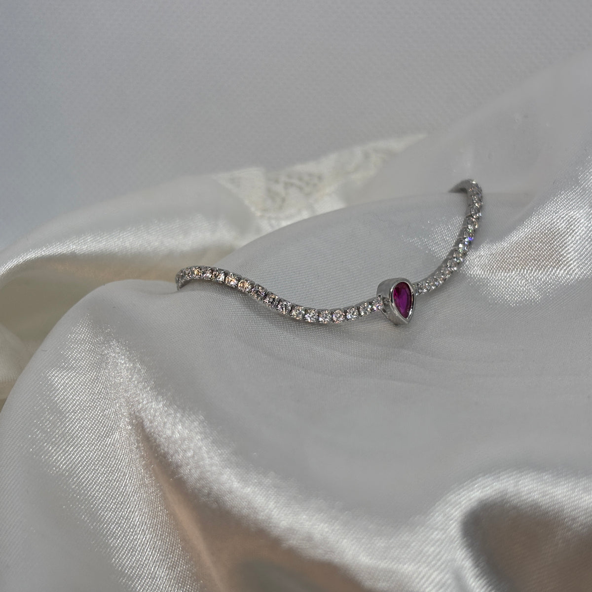 Pure Love Tennis Bracelet — 925 Sterling Silver