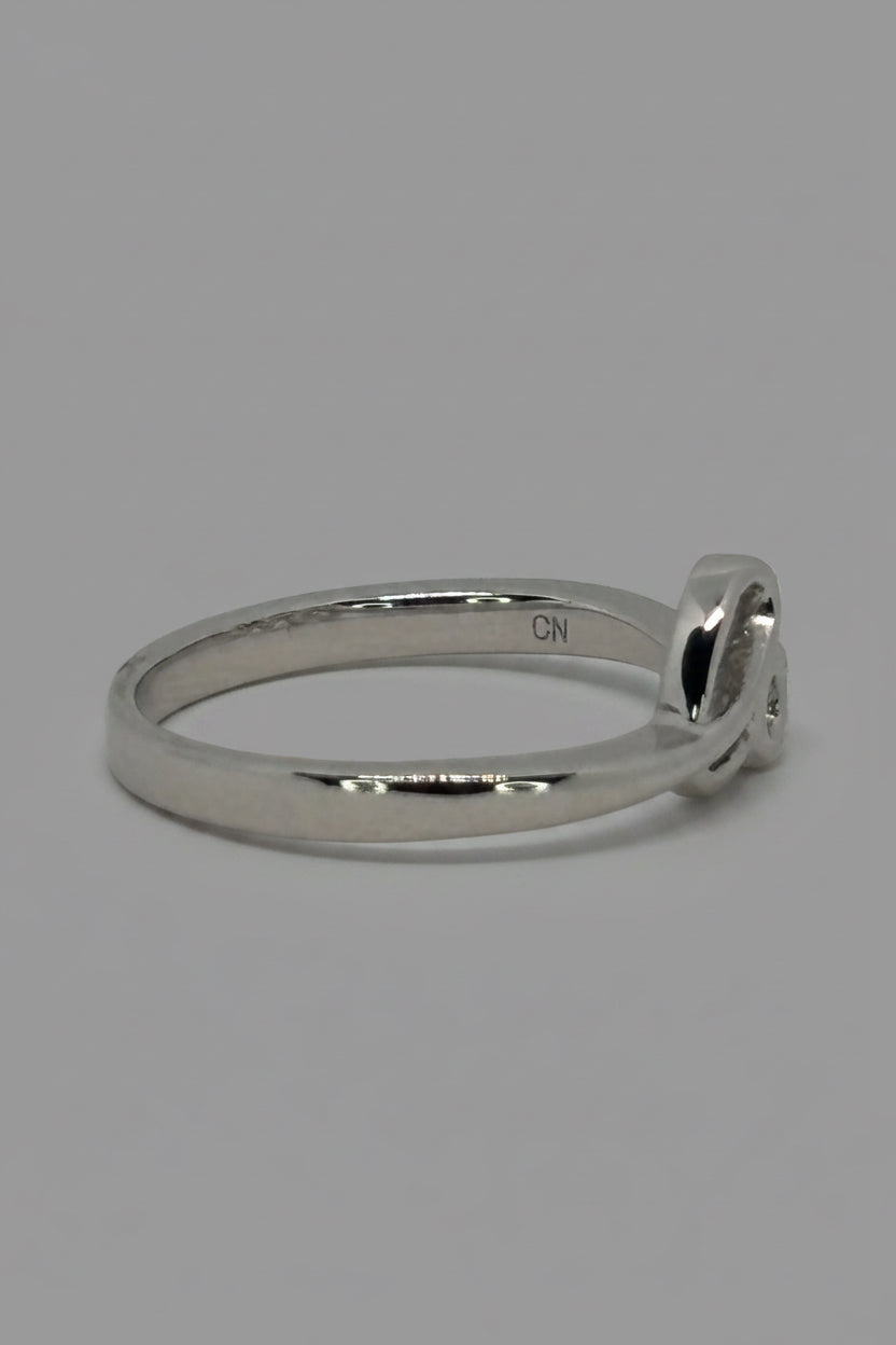 Love Script Ring — 925 Sterling Silver