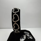 Sparkling Hearts Bracelet — 925 Sterling Silver