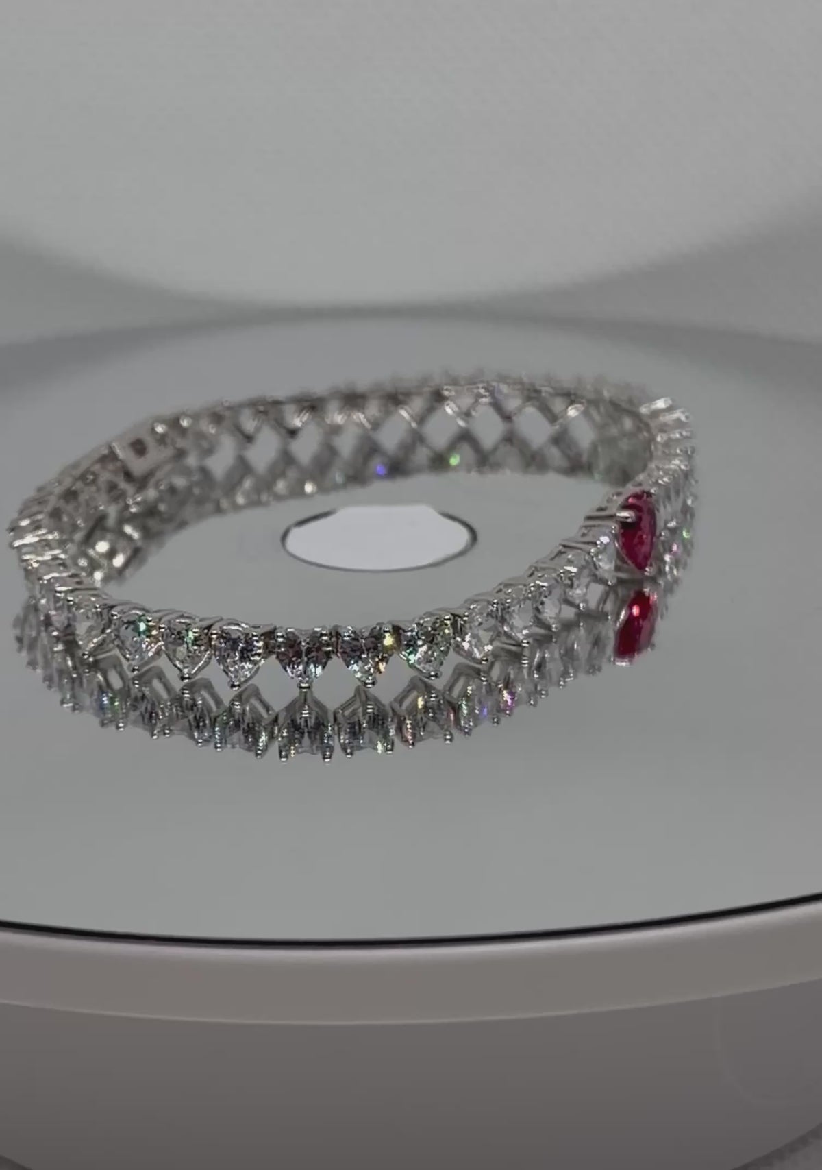 Eternal Passion Tennis Bracelet — 925 Sterling Silver