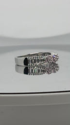 Little Pink Eyes Ring — 925 Sterling Silver