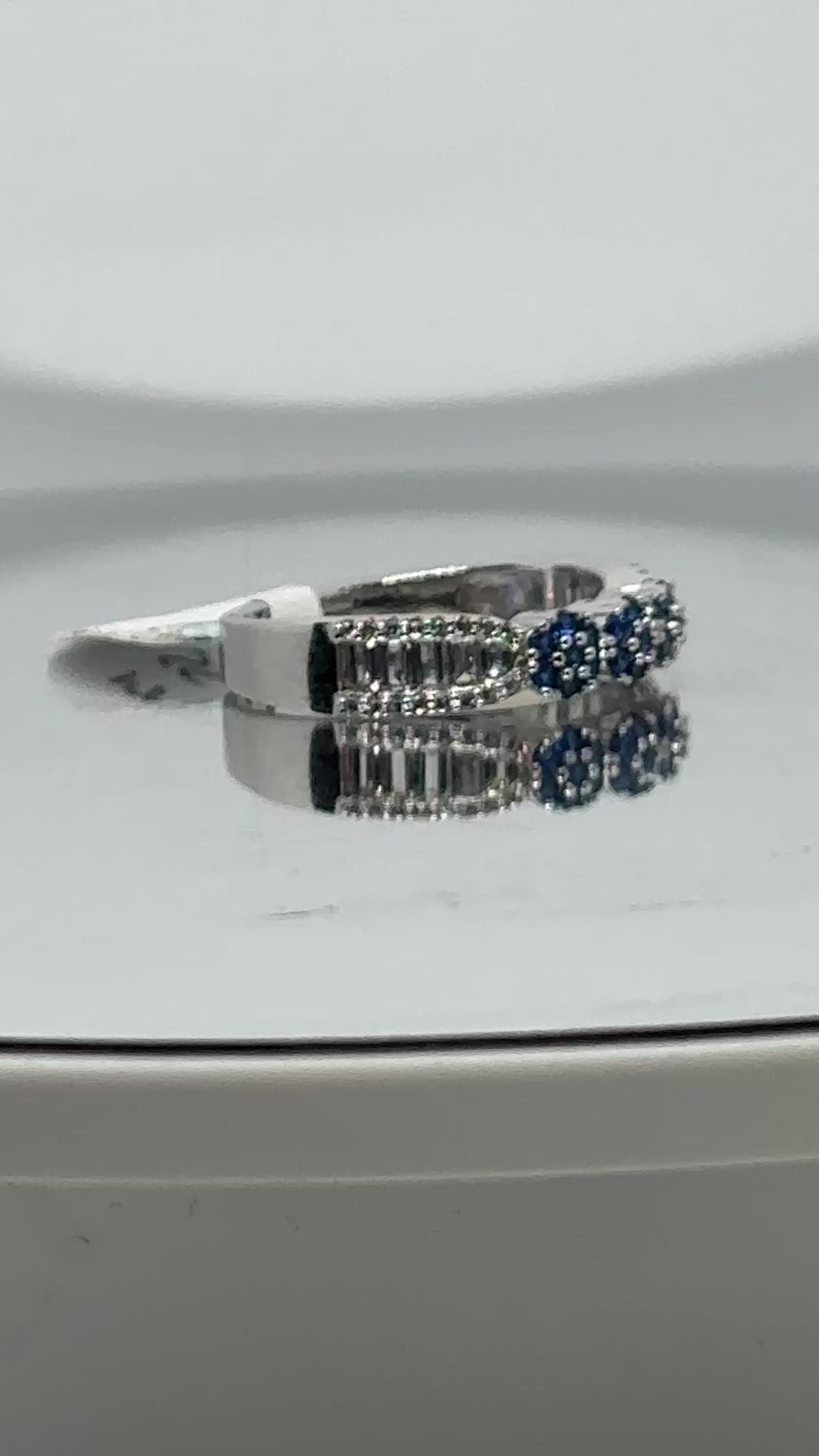 Blue Evil Eye Ring — 925 Sterling Silver